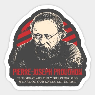 Pierre-Joseph Proudhon - Anarchists Sticker